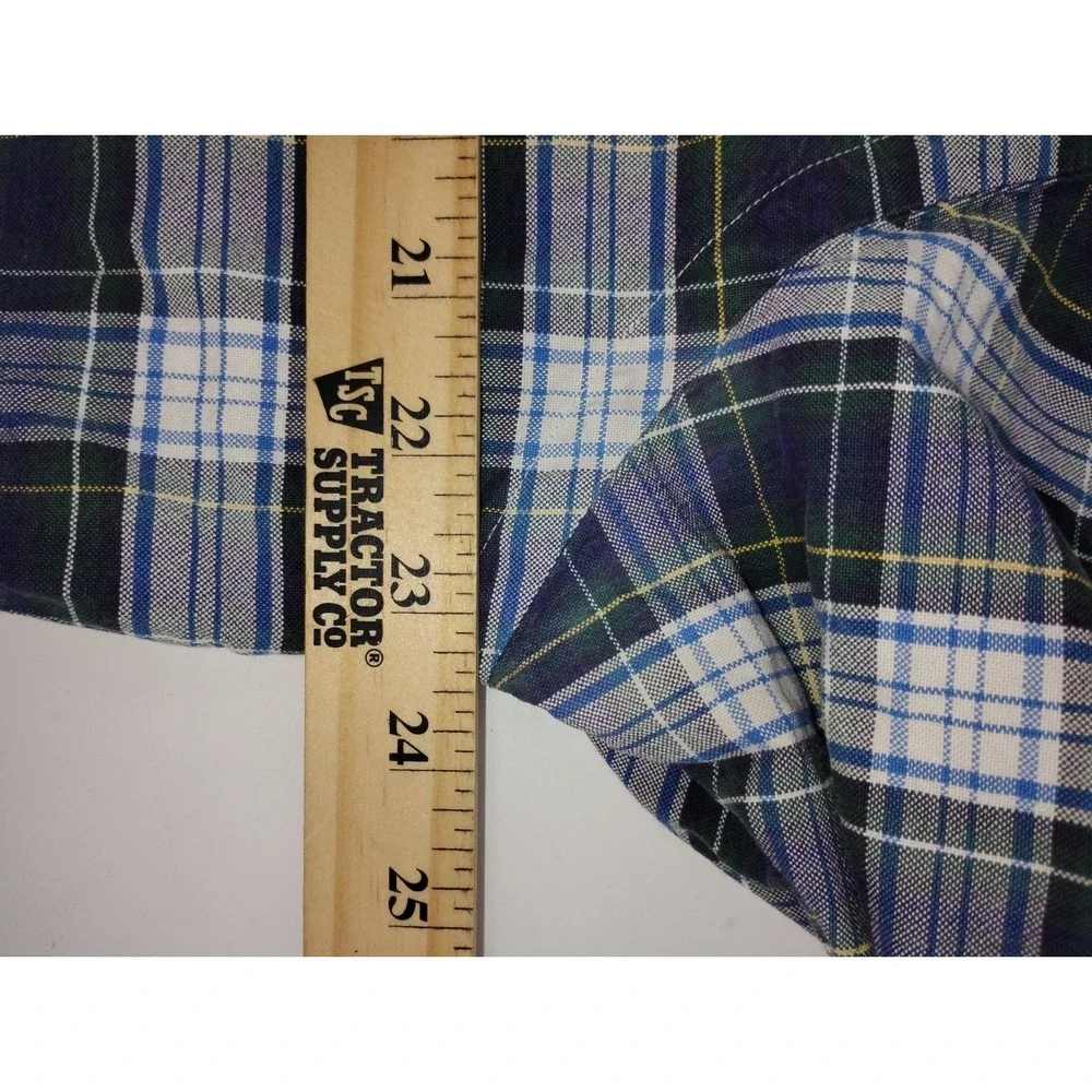 Polo Ralph Lauren mens large Plaid Button Down up Long Sleeve Oxford